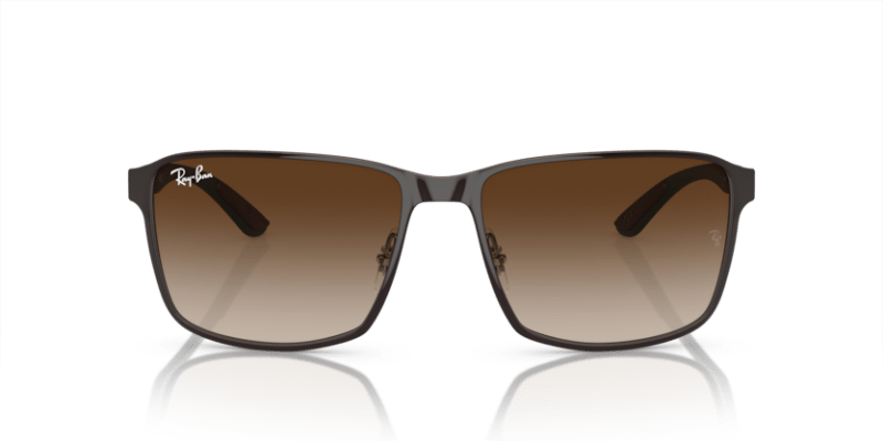 Brown On Gunmetal - 0RB3721 8056597936644