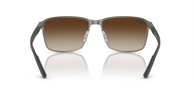 Brown On Gunmetal - 0RB3721 8056597936644