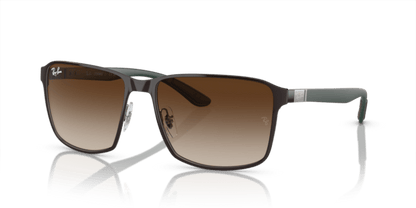 Brown On Gunmetal - 0RB3721 8056597936644