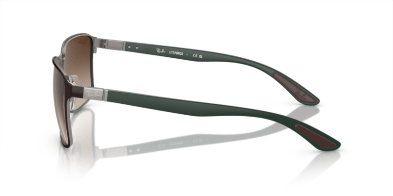 Brown On Gunmetal - 0RB3721 8056597936644