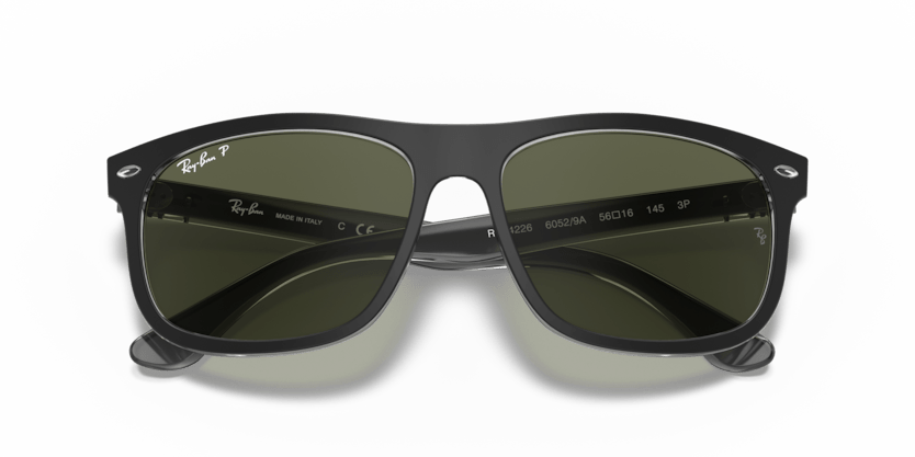 0RB4226 - Ray - Ban - (Black On Transparent) G - 15 Green Polarized - 56 - 16 - 145 MM - Ardor Eyewear 8053672453959