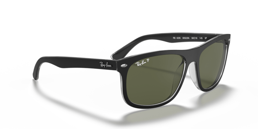 0RB4226 - Ray - Ban - (Black On Transparent) G - 15 Green Polarized - 56 - 16 - 145 MM - Ardor Eyewear 8053672453959