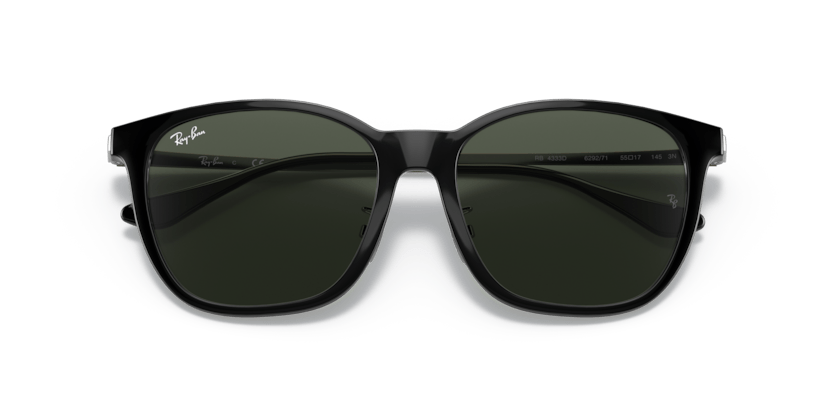 0RB4333D - Ray - Ban - (Black) G - 15 Green - 55 - 17 - 145 MM - Ardor Eyewear 8056597179607