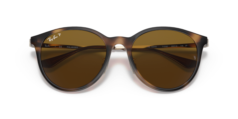 0RB4334D - Ray - Ban - (Light Havana) B - 15 Brown Polarized - 55 - 19 - 145 MM - Ardor Eyewear 8056597213141