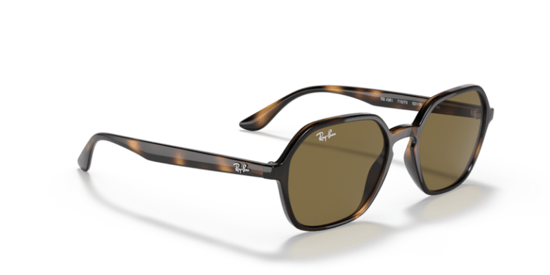 Havana - 0RB4361 8056597536110 Ray-Ban Sunglasses Unisex Irregular