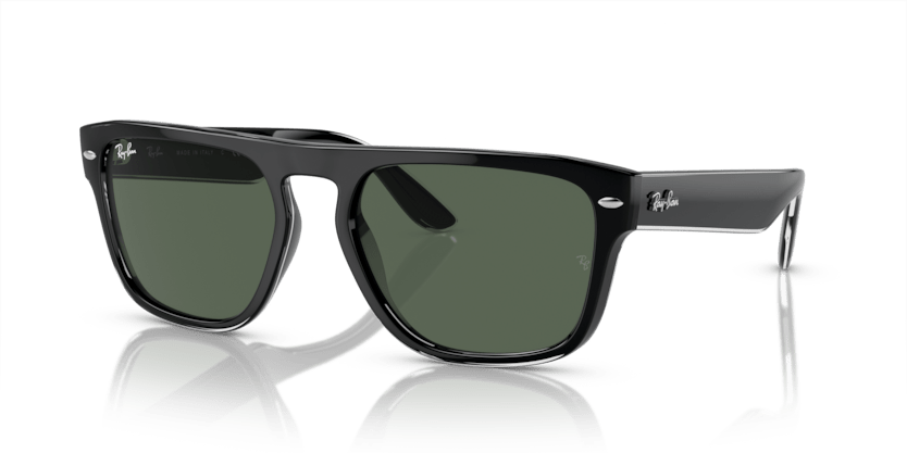 0RB4407 - Ray - Ban - (Black Transparent) Dark Green - 57 - 19 - 145 MM - Ardor Eyewear 8056597936309