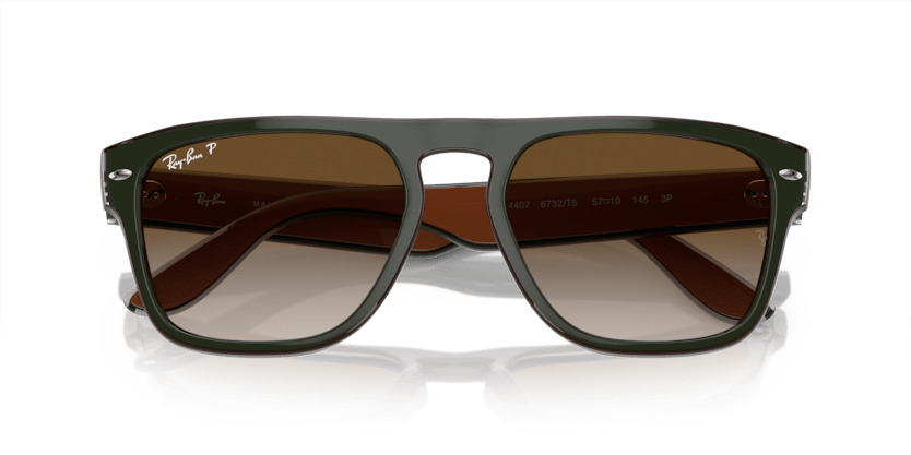 0RB4407 - Ray - Ban - (Green & Dark Grey & Transparent Brown) Brown Polarized - 57 - 19 - 145 MM - Ardor Eyewear 8056597936354