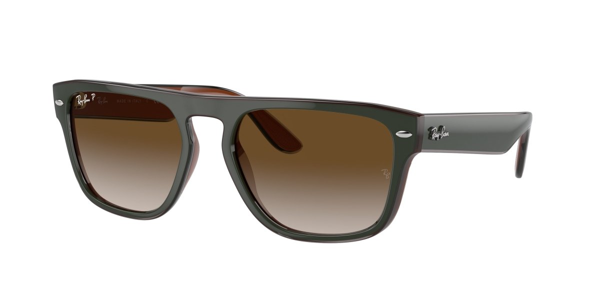 0RB4407 - Ray - Ban - (Green & Dark Grey & Transparent Brown) Brown Polarized - 57 - 19 - 145 MM - Ardor Eyewear 8056597936354