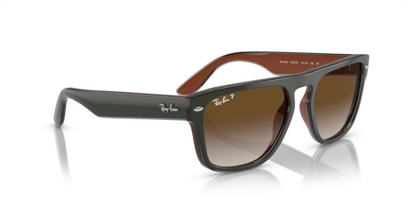 0RB4407 - Ray - Ban - (Green & Dark Grey & Transparent Brown) Brown Polarized - 57 - 19 - 145 MM - Ardor Eyewear 8056597936354