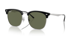 0RB4418D - Ray - Ban - (Black On Silver) Dark Green Polarized - 56 - 19 - 145 MM - Ardor Eyewear 8056597943581