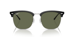 0RB4418D - Ray - Ban - (Black On Silver) Dark Green Polarized - 56 - 19 - 145 MM - Ardor Eyewear 8056597943581