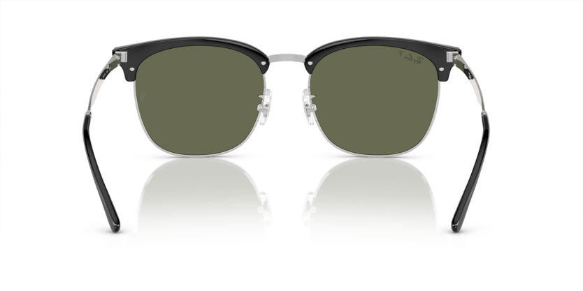 0RB4418D - Ray - Ban - (Black On Silver) Dark Green Polarized - 56 - 19 - 145 MM - Ardor Eyewear 8056597943581