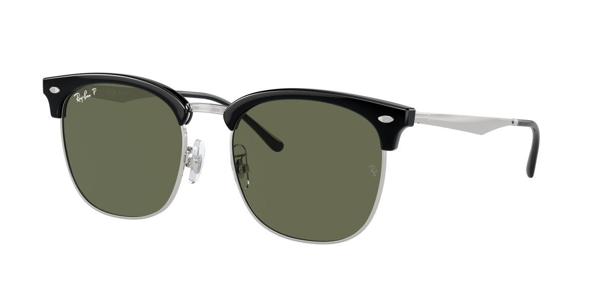 0RB4418D - Ray - Ban - (Black On Silver) Dark Green Polarized - 56 - 19 - 145 MM - Ardor Eyewear 8056597943581