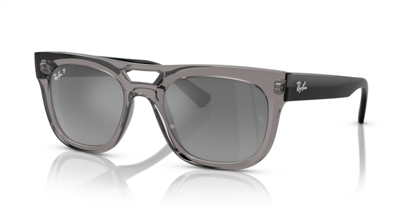 0RB4426 - Ray - Ban - (Transparent Grey) Silver/Grey Polarized - 54 - 21 - 145 MM - Ardor Eyewear 8056597963268