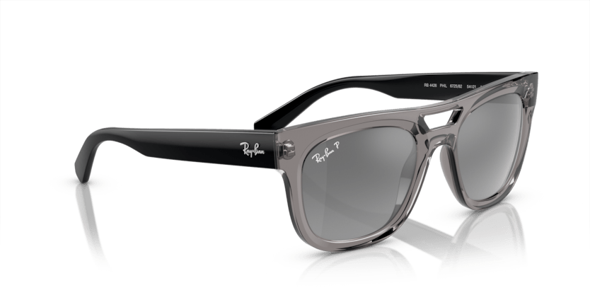 0RB4426 - Ray - Ban - (Transparent Grey) Silver/Grey Polarized - 54 - 21 - 145 MM - Ardor Eyewear 8056597963268