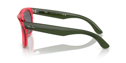 Transparent Red - 0RBR0502S 8056597918923 Ray-Ban Sunglasses Unisex Square