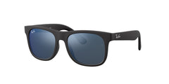 0RJ9069S - Ray - Ban Junior - (Rubber Black) Blue Mirror - 48 - 16 - 130 MM - Ardor Eyewear 8056597126830