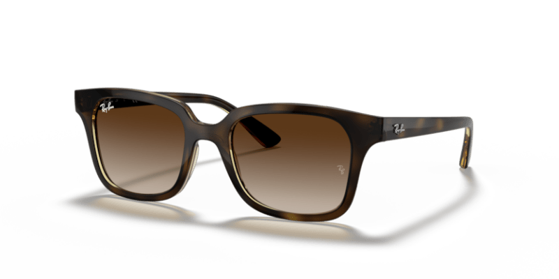 Havana - 0RJ9071S 8056597351744 Ray-Ban Junior Sunglasses Kids Unisex Square