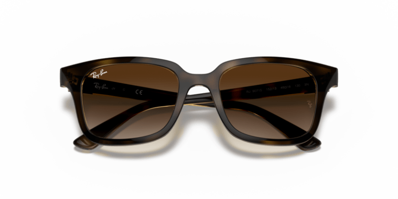 Havana - 0RJ9071S 8056597351744 Ray-Ban Junior Sunglasses Kids Unisex Square