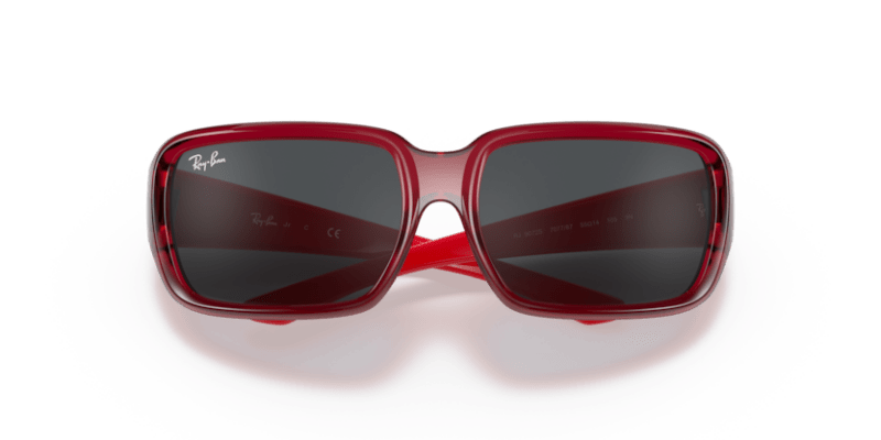 Ray-Ban Junior 0RJ9072S Transparent Red 8056597434492