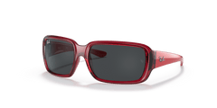 0RJ9072S - Ray - Ban Junior - (Transparent Red) Dark Grey - 51 - 14 - 105 MM - Ardor Eyewear 8056597434492