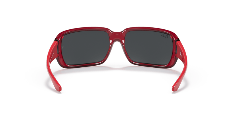 0RJ9072S - Ray - Ban Junior - (Transparent Red) Dark Grey - 51 - 14 - 105 MM - Ardor Eyewear 8056597434492