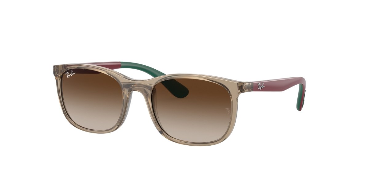 0RJ9076S - Ray - Ban Junior - (Brown On Green) Brown - 49 - 17 - 130 MM - Ardor Eyewear 8056597734998