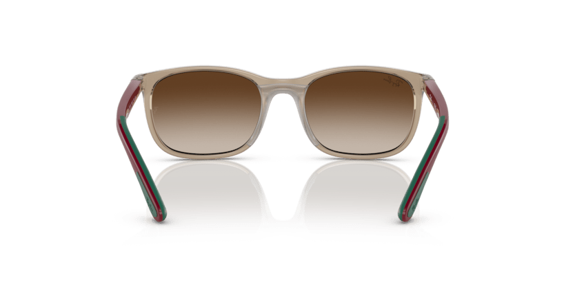 0RJ9076S - Ray - Ban Junior - (Brown On Green) Brown - 49 - 17 - 130 MM - Ardor Eyewear 8056597734998