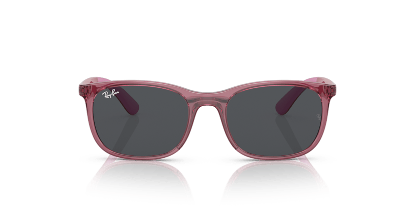 0RJ9076S - Ray - Ban Junior - (Transparent Pink) Dark Grey - 49 - 17 - 130 MM - Ardor Eyewear 8056597735018