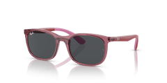 0RJ9076S - Ray - Ban Junior - (Transparent Pink) Dark Grey - 49 - 17 - 130 MM - Ardor Eyewear 8056597735018