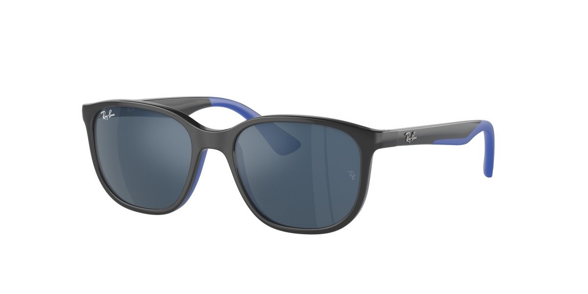 0RJ9078S - Ray - Ban Junior - (Grey On Blue) Dark Blue - 48 - 16 - 135 MM - Ardor Eyewear 8056597942294