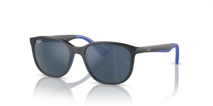 0RJ9078S - Ray - Ban Junior - (Grey On Blue) Dark Blue - 48 - 16 - 135 MM - Ardor Eyewear 8056597942294