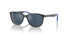 0RJ9078S - Ray - Ban Junior - (Grey On Blue) Dark Blue - 48 - 16 - 135 MM - Ardor Eyewear 8056597942294