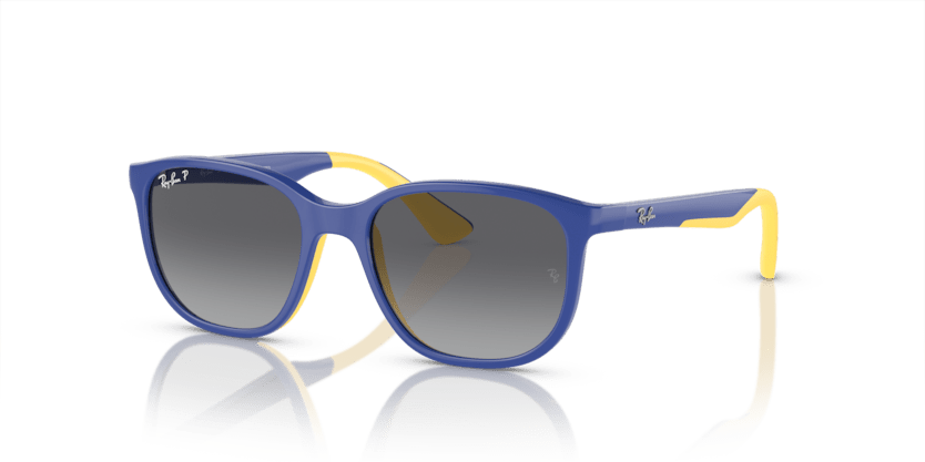 0RJ9078S - Ray - Ban Junior - (Light Blue On Yellow) Grey Polarized - 48 - 16 - 135 MM - Ardor Eyewear 8056597942263