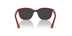 0RJ9078S - Ray - Ban Junior - (Red On Black) Silver/Grey - 48 - 16 - 135 MM - Ardor Eyewear 8056597942287