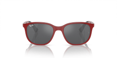 0RJ9078S - Ray - Ban Junior - (Red On Black) Silver/Grey - 48 - 16 - 135 MM - Ardor Eyewear 8056597942287