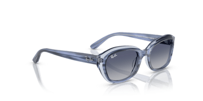 Striped Blue On Transparent Blue - 0RJ9081S 8056262267851