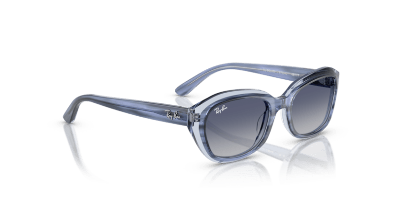 Striped Blue On Transparent Blue - 0RJ9081S 8056262267851