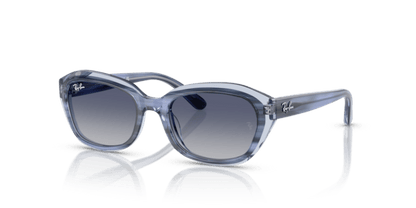 Striped Blue On Transparent Blue - 0RJ9081S 8056262267851