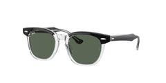 0RJ9098S - Ray - Ban Junior - (Black On Transparent) Dark Green - 45 - 18 - 130 MM - Ardor Eyewear 8056262047156