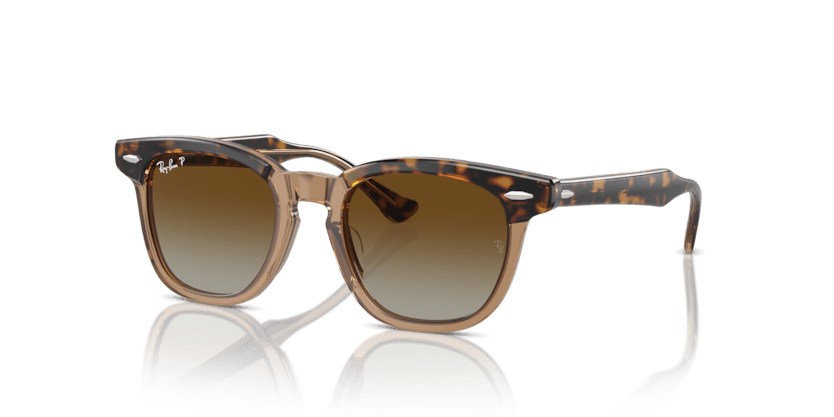 0RJ9098S - Ray - Ban Junior - (Havana On Transparent) Brown Polarized - 45 - 18 - 130 MM - Ardor Eyewear 8056262047125