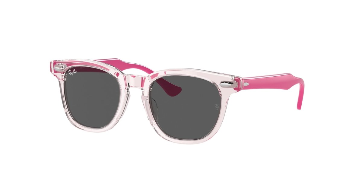 0RJ9098S - Ray - Ban Junior - (Transparent Pink) Dark Grey - 45 - 18 - 130 MM - Ardor Eyewear 8056262134399