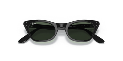 Black - 0RJ9099S 8056597553230 Ray-Ban Junior Sunglasses Kids Woman Cat Eye