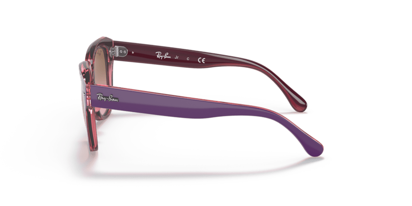 0RJ9186S - Ray - Ban Junior - (Violet On Transparent Pink) Pink Gradient Brown - 43 - 15 - 130 MM - Ardor Eyewear 8056597632560