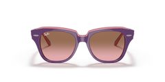 0RJ9186S - Ray - Ban Junior - (Violet On Transparent Pink) Pink Gradient Brown - 43 - 15 - 130 MM - Ardor Eyewear 8056597632560