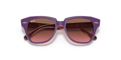 0RJ9186S - Ray - Ban Junior - (Violet On Transparent Pink) Pink Gradient Brown - 43 - 15 - 130 MM - Ardor Eyewear 8056597632560