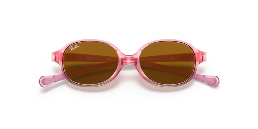 0RJ9187S - Ray - Ban Junior - (Transparent Light Red) Brown - 39 - 14 - 125 MM - Ardor Eyewear 8056597464802