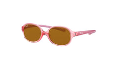 0RJ9187S - Ray - Ban Junior - (Transparent Light Red) Brown - 39 - 14 - 125 MM - Ardor Eyewear 8056597464802