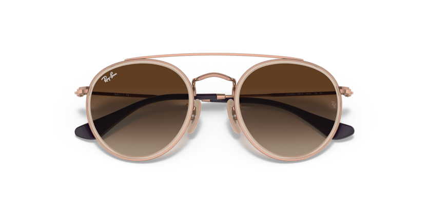 0RJ9647S - Ray - Ban Junior - (Light Brown) Gradient Brown - 46 - 21 - 130 MM - Ardor Eyewear 8056597557054