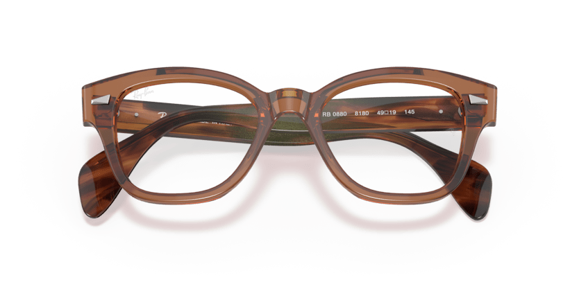 0RX0880 - Ray - Ban Vista - Brown - (Transparent Brown 8180) - 49 - 19 - 145 MM - Ardor Eyewear 8056597664226